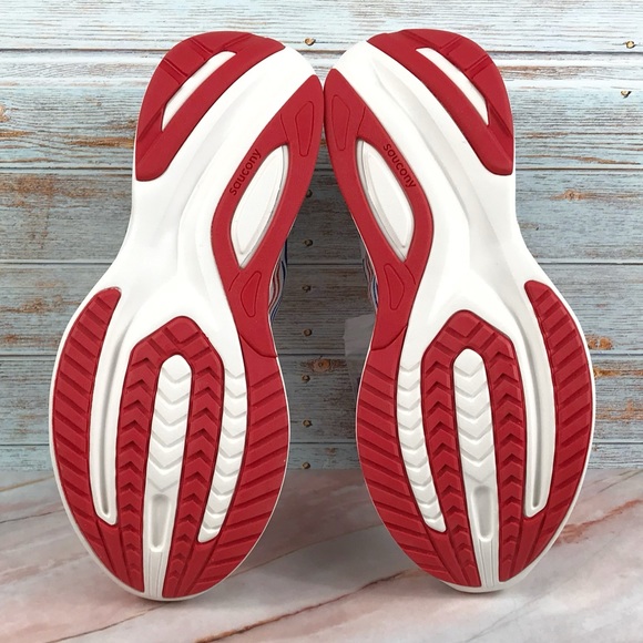 NEW Saucony Guide 15 Running Shoe Women’s in White/Red/Blue - Picture 7 of 10